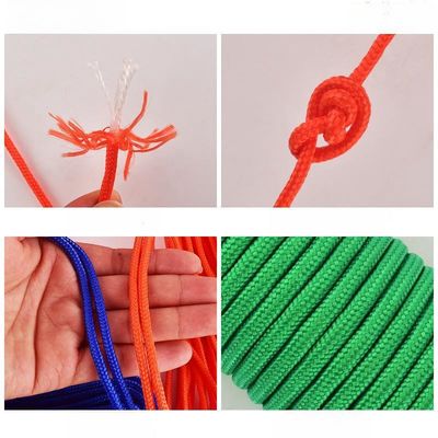 ส้ม ไนลอน tent สายยืดหยุ่น 2mm-10mm ปรับสาย tent สาย