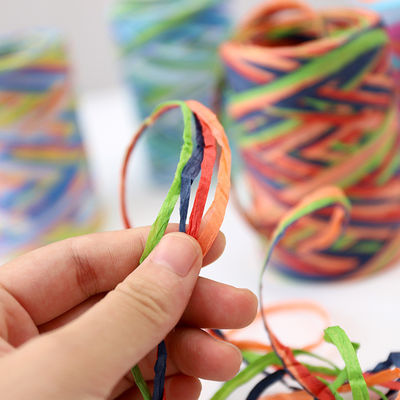 Raffia สายกระดาษบิด 80m DIY สายกระดาษมืออาชีพ สายกระดาษ Eco Friendly