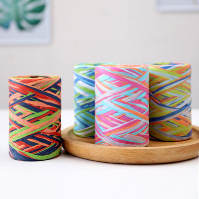 Raffia สายกระดาษบิด 80m DIY สายกระดาษมืออาชีพ สายกระดาษ Eco Friendly