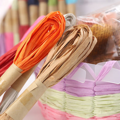 สายพิมพ์ 10m ที่มิตรต่อสิ่งแวดล้อม สายพิมพ์สีน้ําเงินเข้ม สาย Raffia สับสน ISO9001