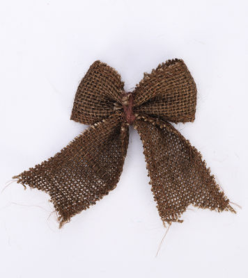 8cm*11cm ปอกระเจา ริบบิ้น Bow สีเขียว Rose แต่งงาน Burlap ริบบิ้น Bow