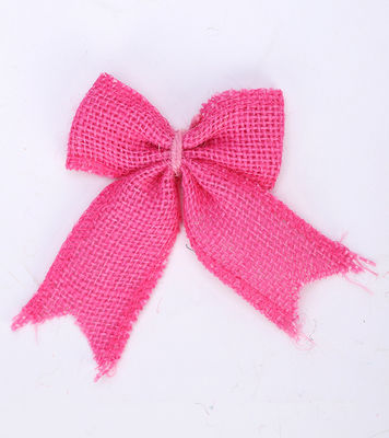 8cm*11cm ปอกระเจา ริบบิ้น Bow สีเขียว Rose แต่งงาน Burlap ริบบิ้น Bow
