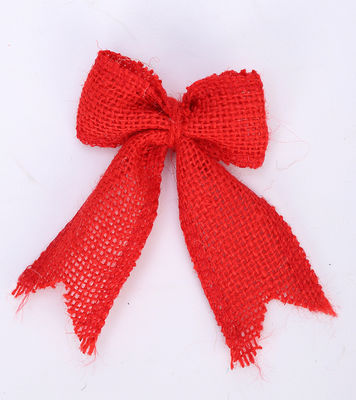 8cm*11cm ปอกระเจา ริบบิ้น Bow สีเขียว Rose แต่งงาน Burlap ริบบิ้น Bow