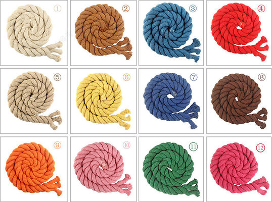 DIY สี ผ้าใบ คอร์ด Macrame 20 มม สี ผ้าใบ เชือกสําหรับงานฝีมือ