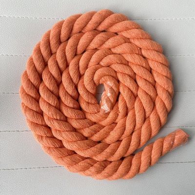 DIY สี ผ้าใบ คอร์ด Macrame 20 มม สี ผ้าใบ เชือกสําหรับงานฝีมือ