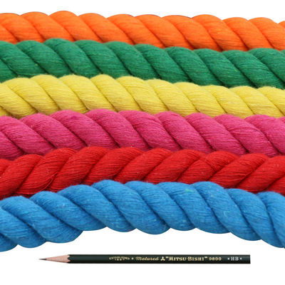DIY สี ผ้าใบ คอร์ด Macrame 20 มม สี ผ้าใบ เชือกสําหรับงานฝีมือ