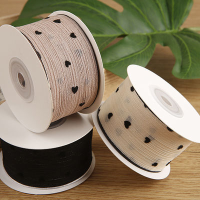 3 สี สายกระดาน 40 มม หัวใจ พิมพ์กระดานพอลิเอสเตอร์ OEM Eco Friendly