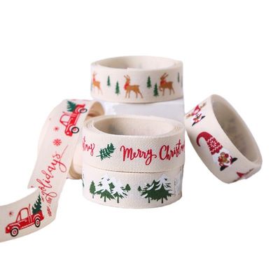 16mm*100y Merry Christmas พิมพ์ผ้าใบผ้าใบ