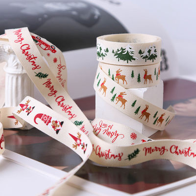16mm*100y Merry Christmas พิมพ์ผ้าใบผ้าใบ