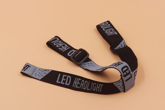 2.5cm Jacquard ยืดหยุ่นเทปและ Webbing สําหรับหลอดไฟหลอดไฟและอุปกรณ์เสริมเครื่องแต่งกาย