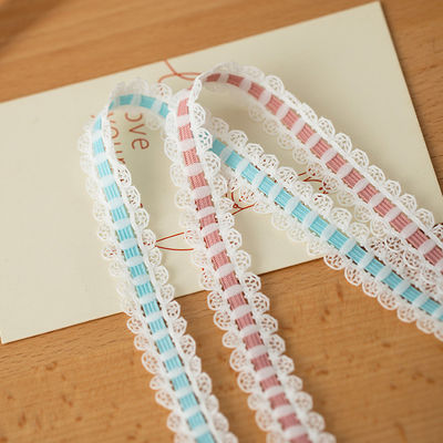1.7 ซม. สายใยขีดขอบพอลิเอสเตอร์ ยืดหยุ่น Bra สายเข็มขัดเทปสําหรับอุปกรณ์เสริมผ้า