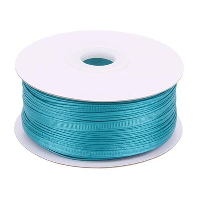 ริบบิ้นสำหรับห่อของขวัญกว้าง 1/8 นิ้ว ลายทึบ เหมาะสำหรับห่อของขวัญ บรรจุภัณฑ์ และงานฝีมือ